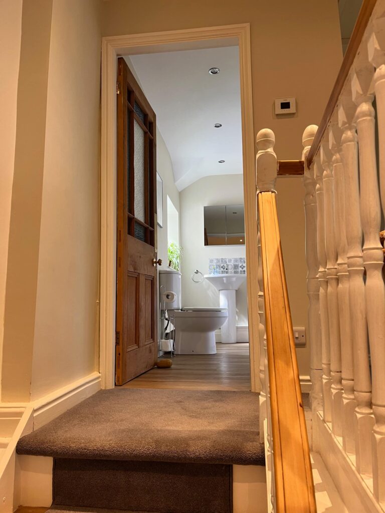 Bell Cottage - Stairs to Bathroom